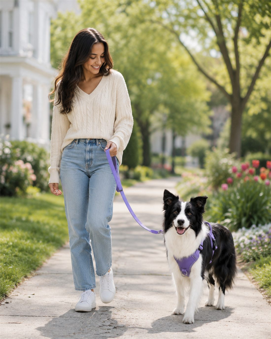 No-pull reflective adjustable dog harness overview