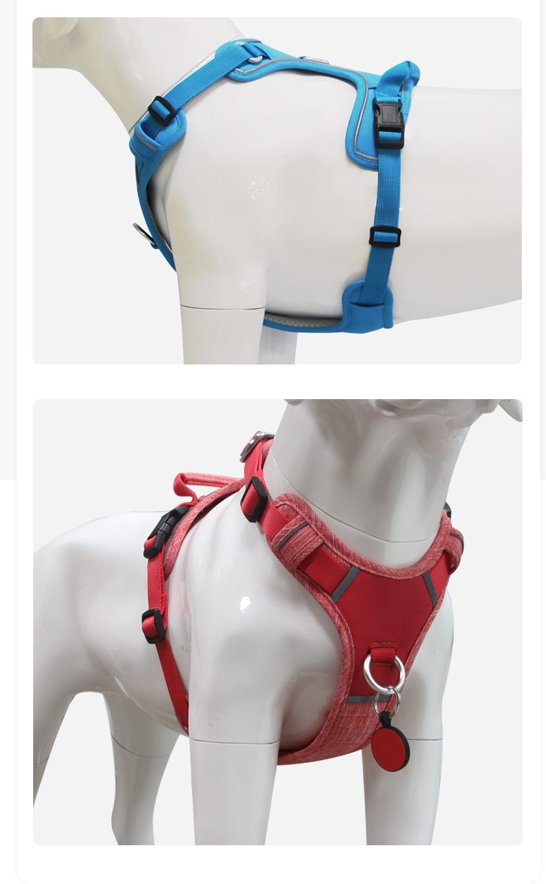 Easy wearing instructions for no-pull dog harness