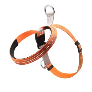 orange reflective figure 8 no pull dog training harness sku