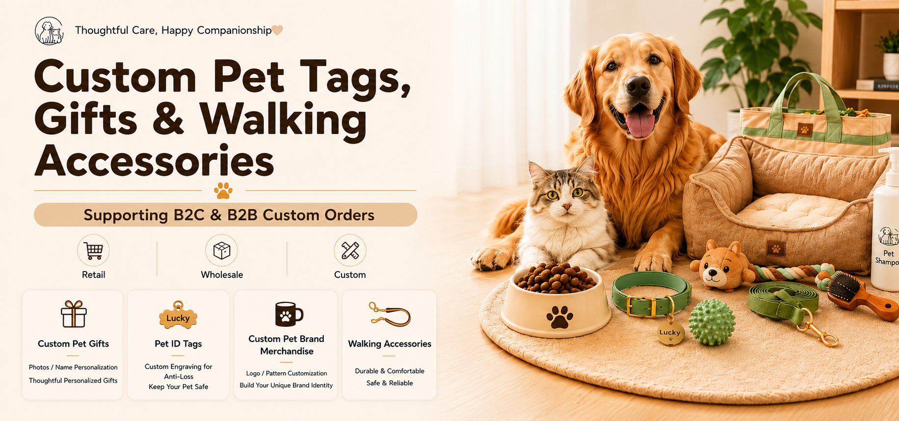 SOLISZEN custom pet products pet supplies homepage banner