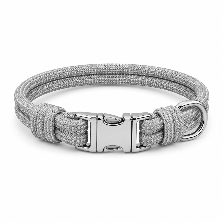 9.8mm Heavy-Duty Rope Dog Collar – 316 Stainless Steel